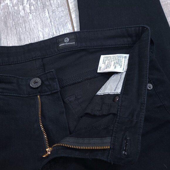 Adriano Goldschmied The Stilt Cigarette Leg Jeans Womens 26x28 Black Soft Denim - Picture 6 of 7